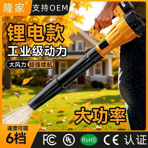 跨境爆款工廠大號(hào)鋰電暴風(fēng)機(jī) 一機(jī)多用，除塵除雪吹葉全能王